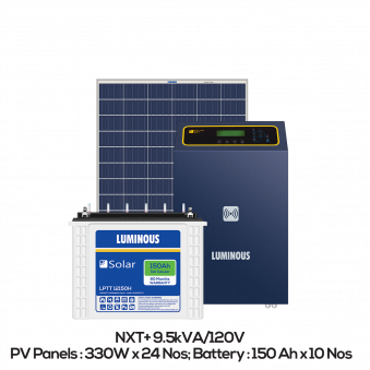 Solar Off Grid Combo - PCU NXT 9.5 KVA